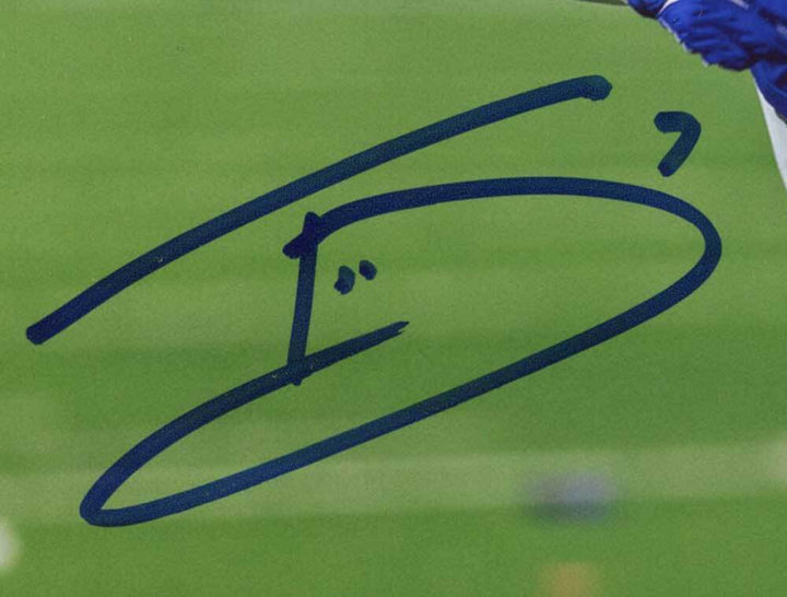 Trevon Diggs Autographed/Signed Dallas Cowboys 8x10 photo Beckett 40258