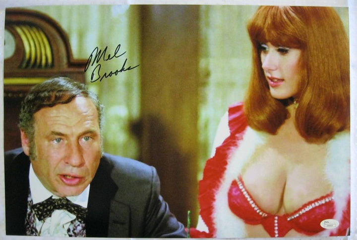 Mel Brooks Signed Blazing Saddles 12x18 Autograph Photo Auto JSA Authentic COA