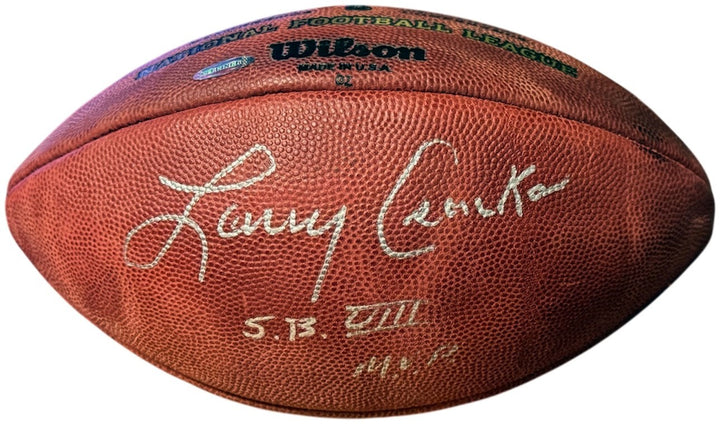 Larry Csonka signed Official NFL New Duke Football w/ SB VIII MVP - Steiner Holo