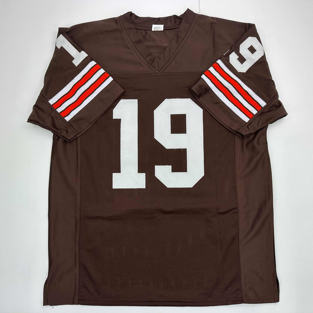 Facsimile Autographed Bernie Kosar Cleveland Brown Reprint Jersey Size Men's XL