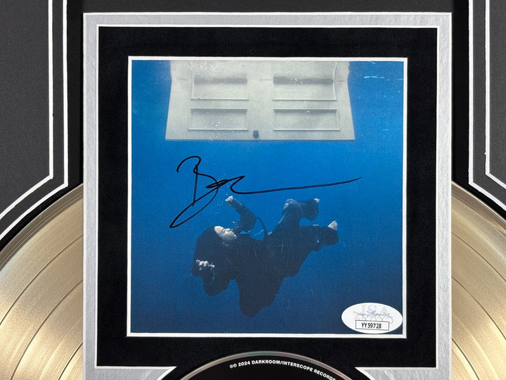Billie Eilish Signed Hit Me Hard And Soft CD Album Gold Record Framed JSA Auto