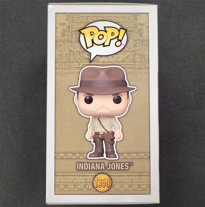 Harrison Ford signed Indiana Jones Funko Pop Figure 1350 autograph ~ Beckett BAS