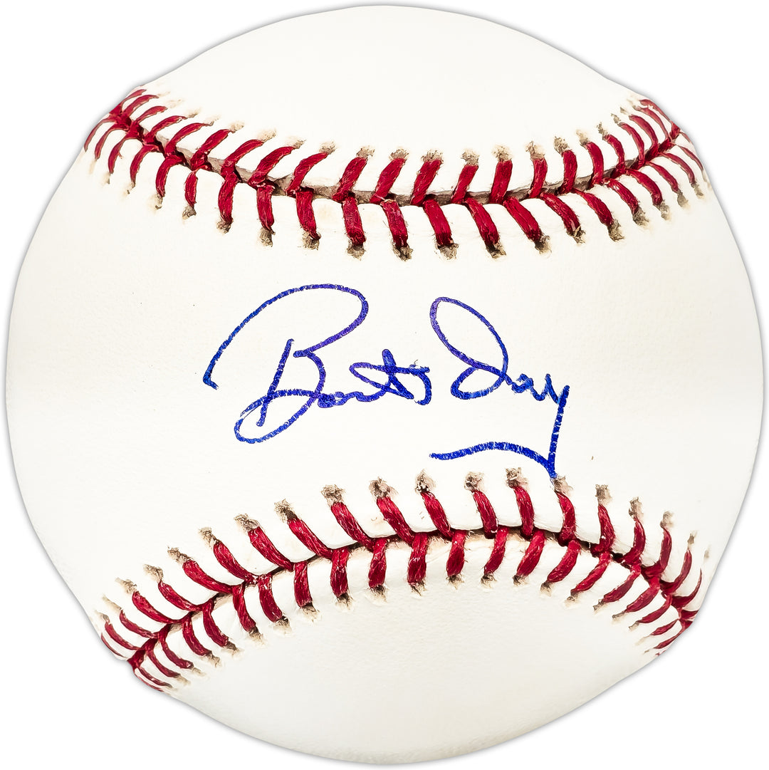 Boots Day Autographed Official MLB Baseball Montreal Expos Beckett QR #BL93569