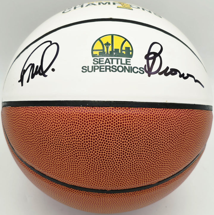 Downtown Fred Brown Auto 1978-79 NBA Champions Logo Basketball Supersonics MCS