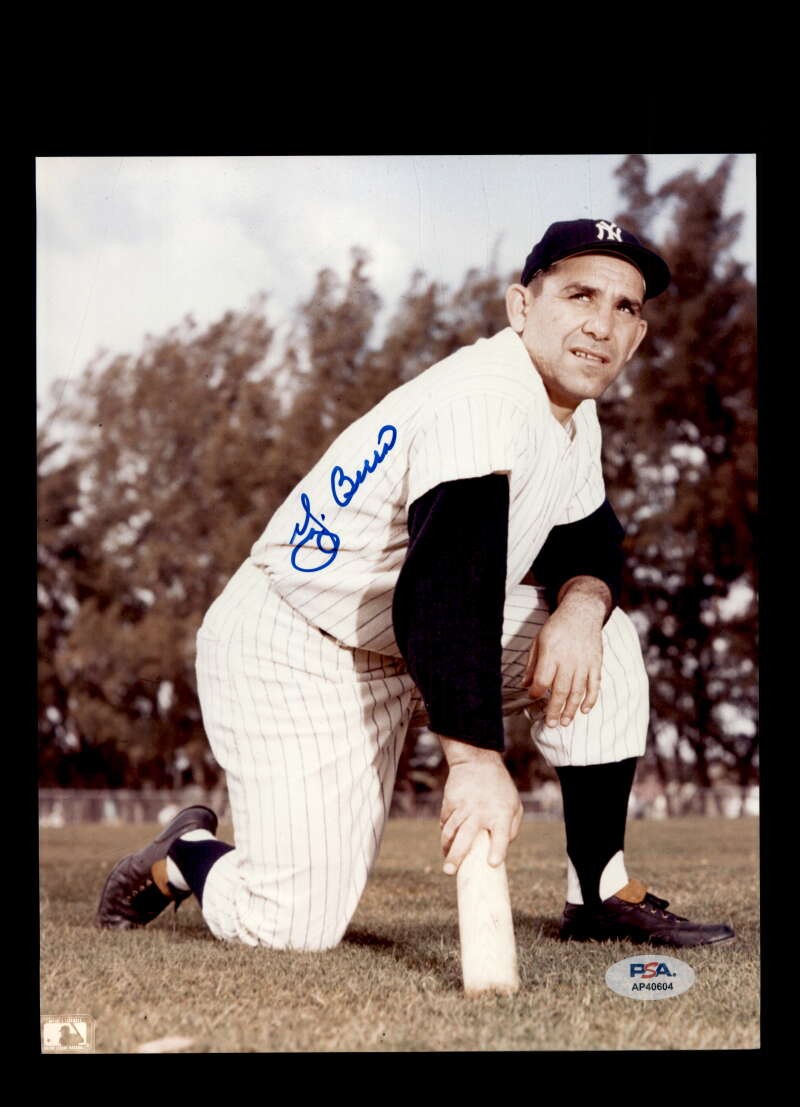 Yogi Berra PSA DNA Autograph 8x10 Photo Signed Yankees