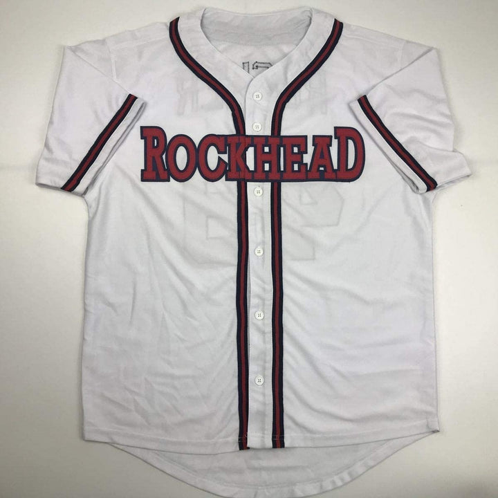 Autographed/Signed JOHN ROCKER Atlanta White Jersey PSA/DNA COA Auto