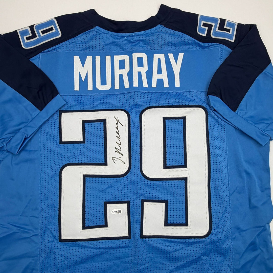 Autographed/Signed Demarco Murray Tennessee Light Blue Jersey JSA COA