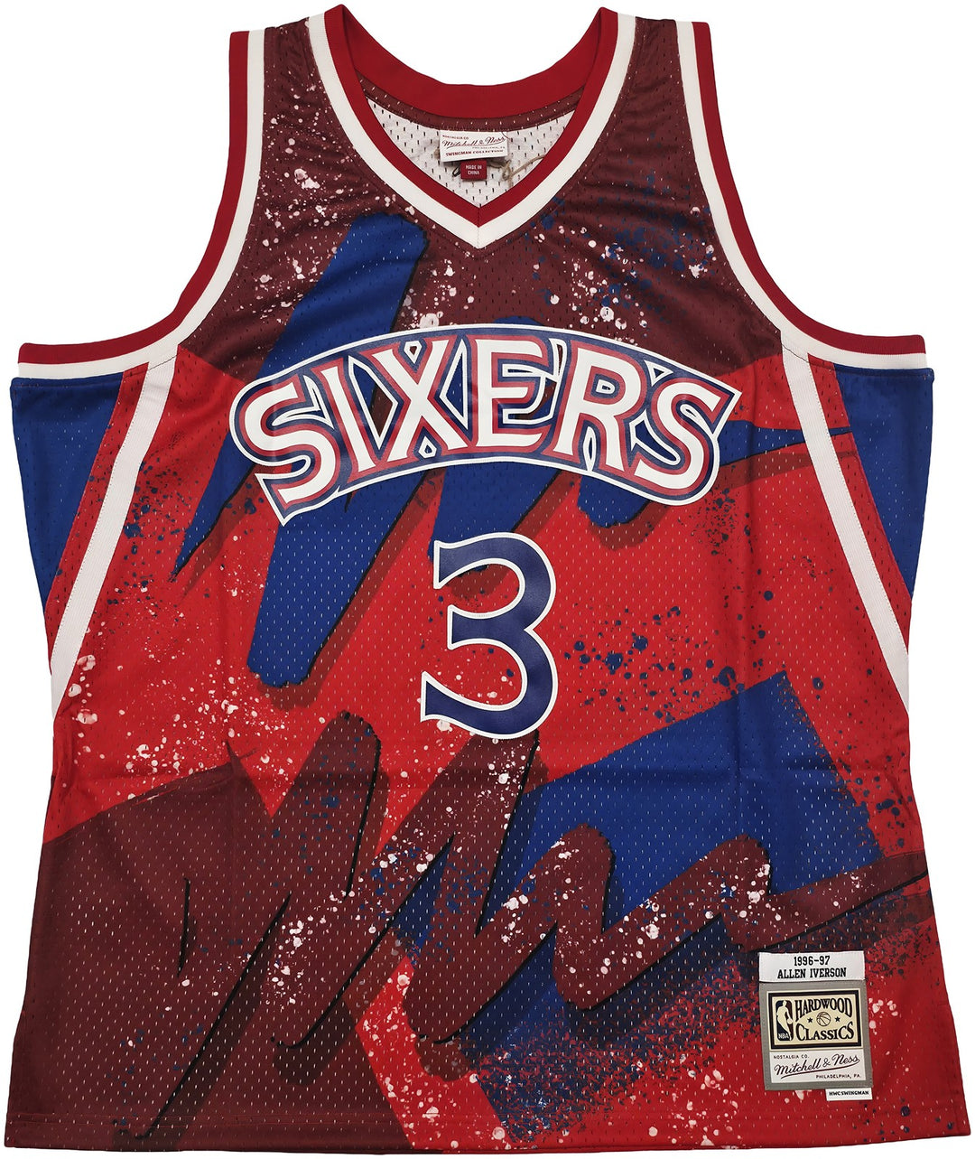 Allen Iverson Signed Mitchell & Ness 1996-97 Jersey "The Answer" Beckett 253249