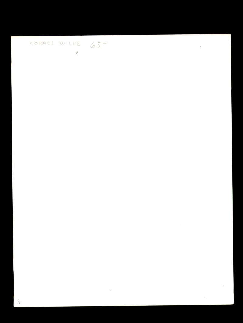 Cornel Wilde JSA Coa Signed 8x10 Photograph Autograph