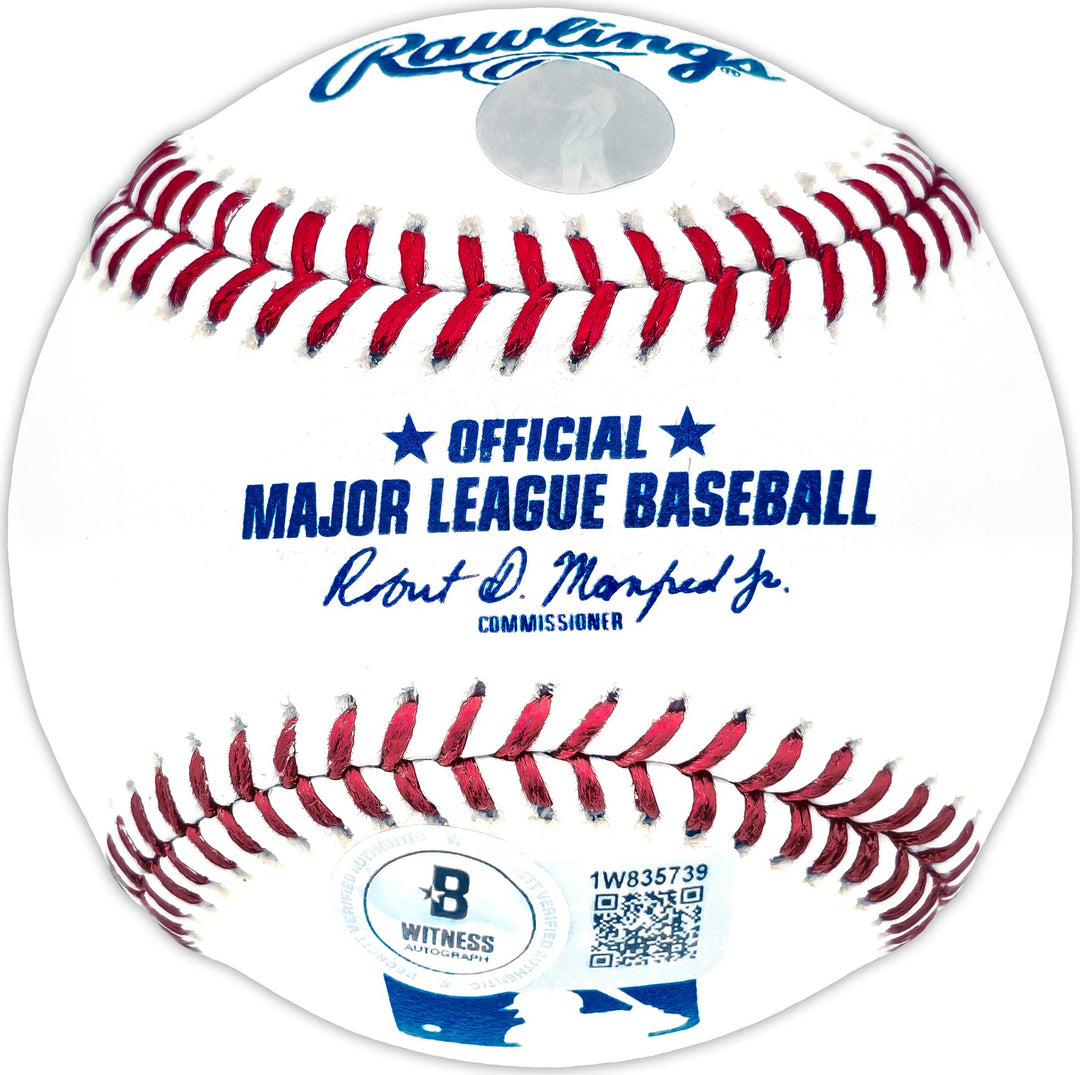Ichiro Suzuki Signed MLB Baseball Mariners "01 ROY/MVP" IS Holo & Beckett Wit