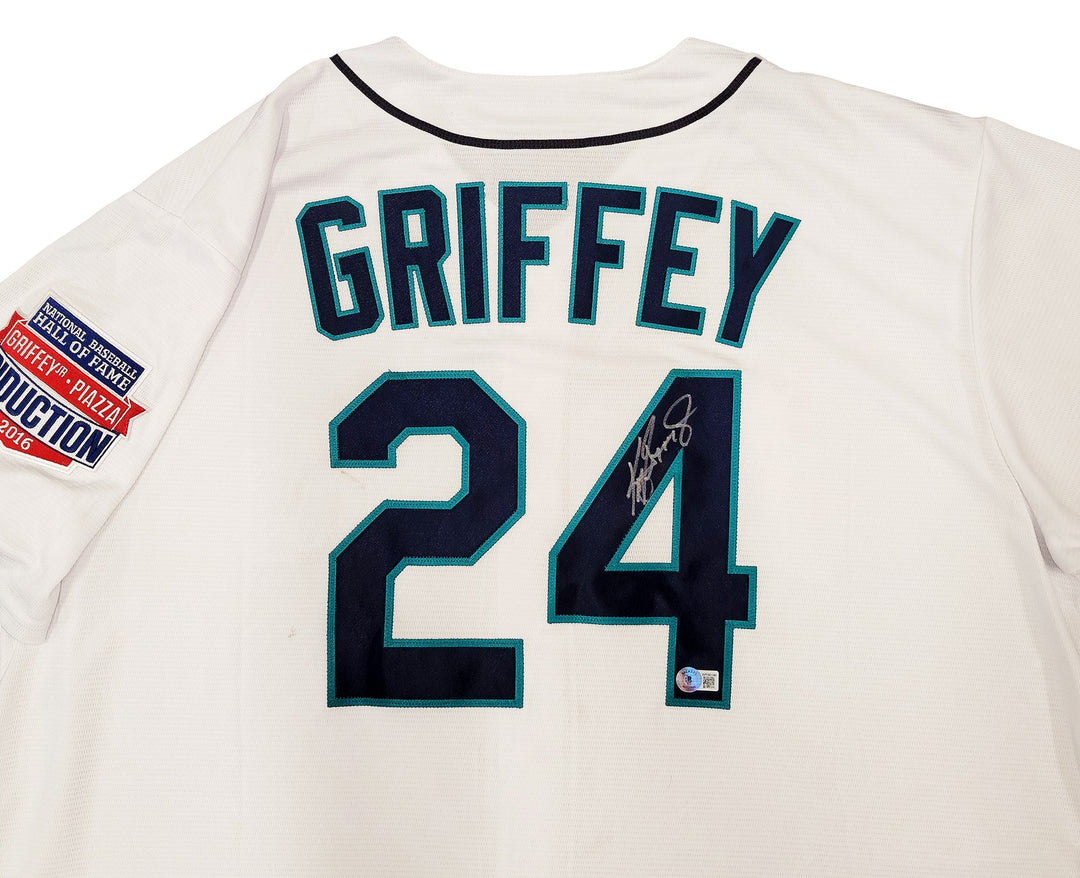 Seattle Mariners Ken Griffey Jr. Signed White Nike Cooperstown Edition Jersey