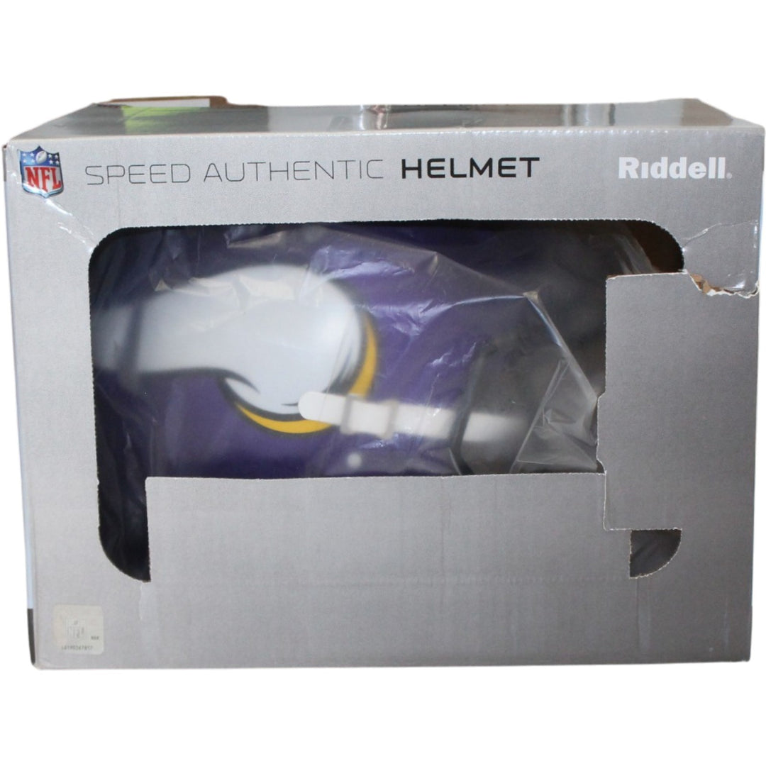 Justin Jefferson Autographed Minnesota Vikings Authentic Helmet Beckett W 57905