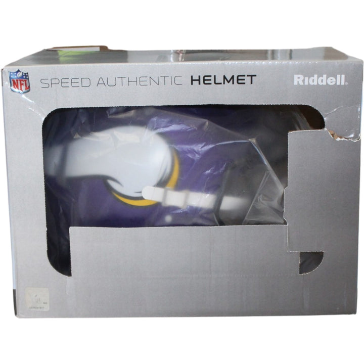 Justin Jefferson Autographed Minnesota Vikings Authentic Helmet Beckett W 57905
