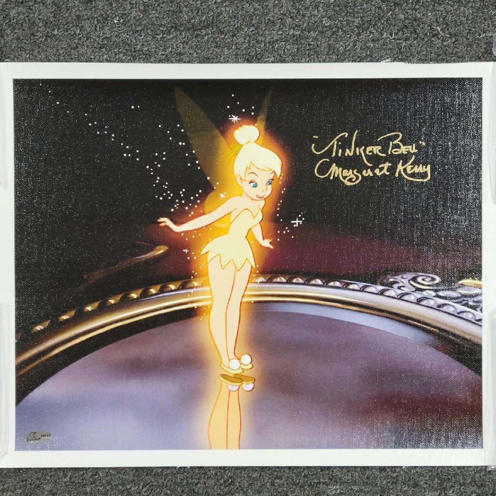 Margaret Kerry "Tinker Bell" signed 11x14 Canvas Photo Peter Pan ~ OC Hologram