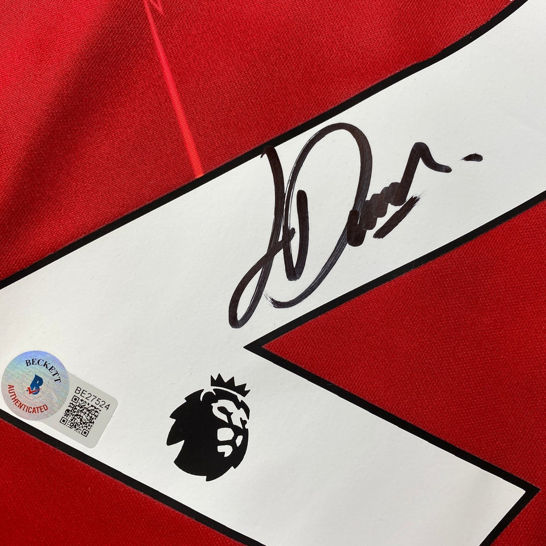 Autographed/Signed Luis Diaz Liverpool Red Jersey Beckett BAS COA Auto