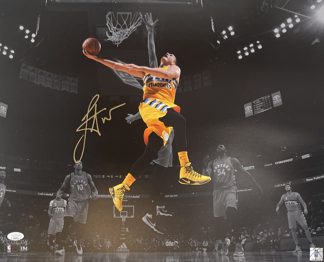 Nikola Jokic Autographed/Signed Denver Nuggets 16x20 Photo JSA 40566