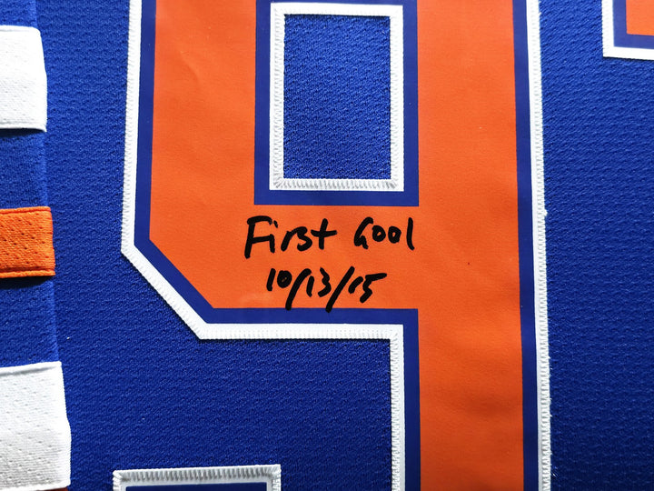 Oilers Connor McDavid Signed 2015 Alternate M&N Jersey "1st Goal" #/97 UDA Holo