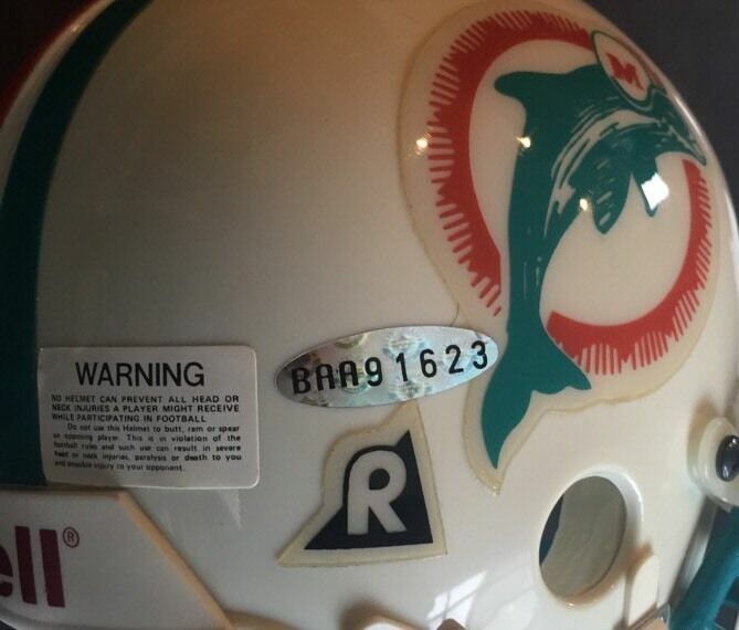Dan Marino Signed Miami Dolphins Mini Football Helmet 343 Td Auto HOF UDA COA LE