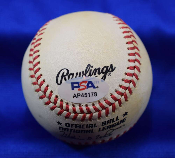 Ernie Banks PSA DNA Autograph National League Signed Baseball