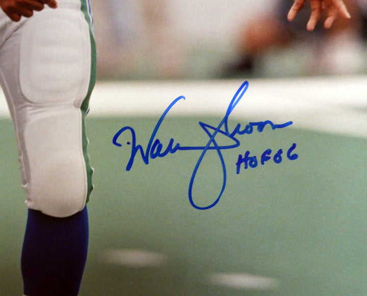 Warren Moon Signed Framed 16x20 Photo Seattle Seahawks MCS Holo