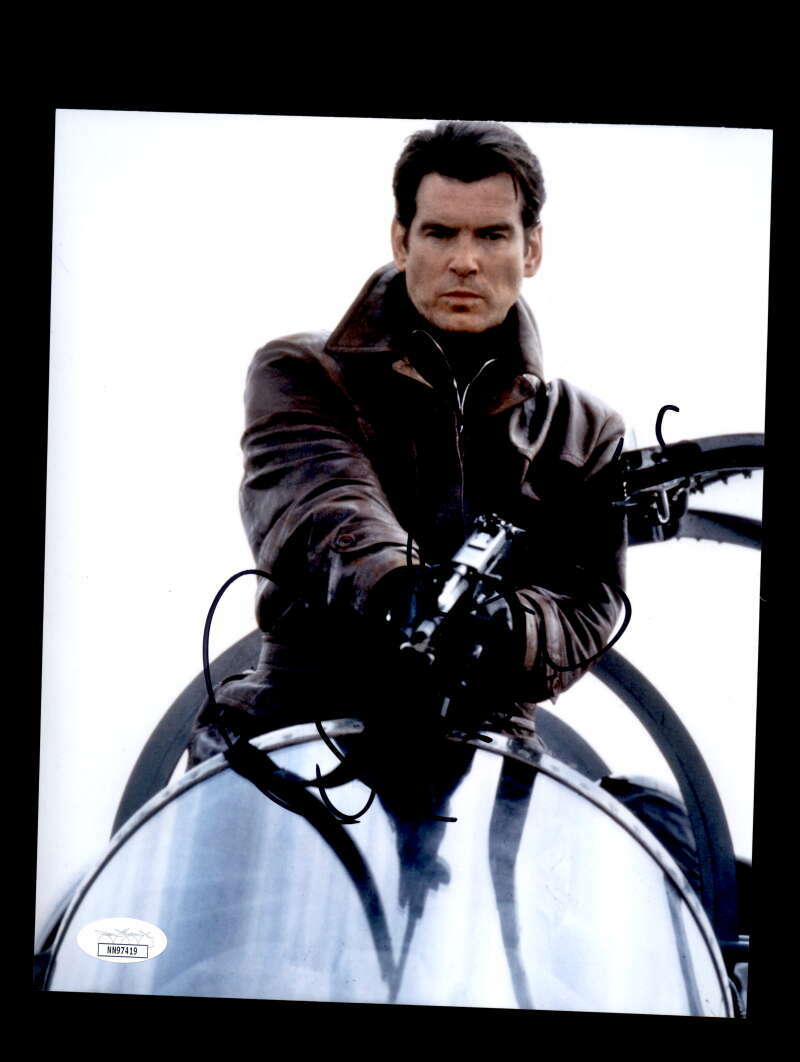 Pierce Brosnan JSA Coa Signed 8x10 James Bond Photo Autograph