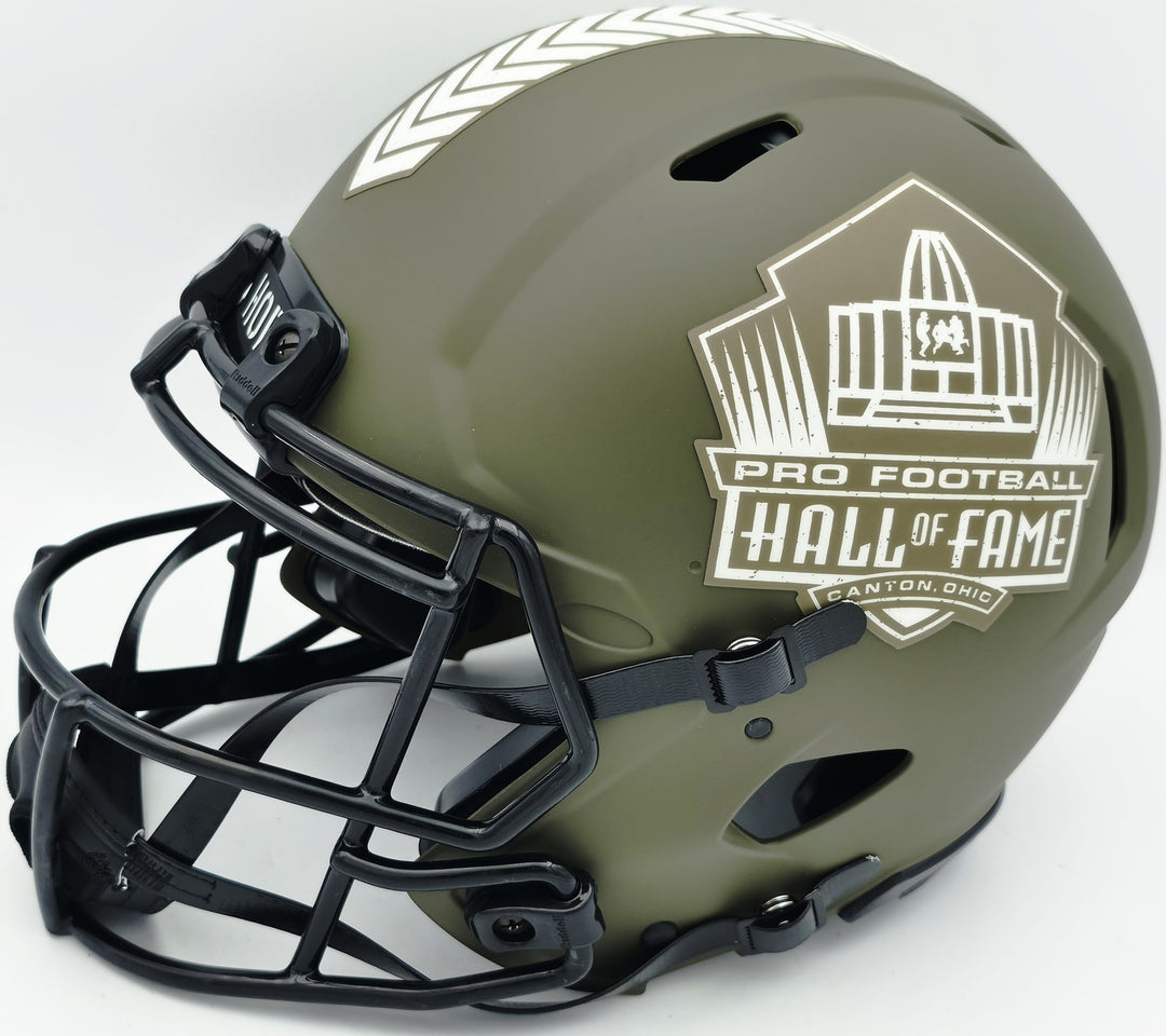 Brian Urlacher Auto Bears Army Salute Full Size Authentic Helmet Bears HOF 18