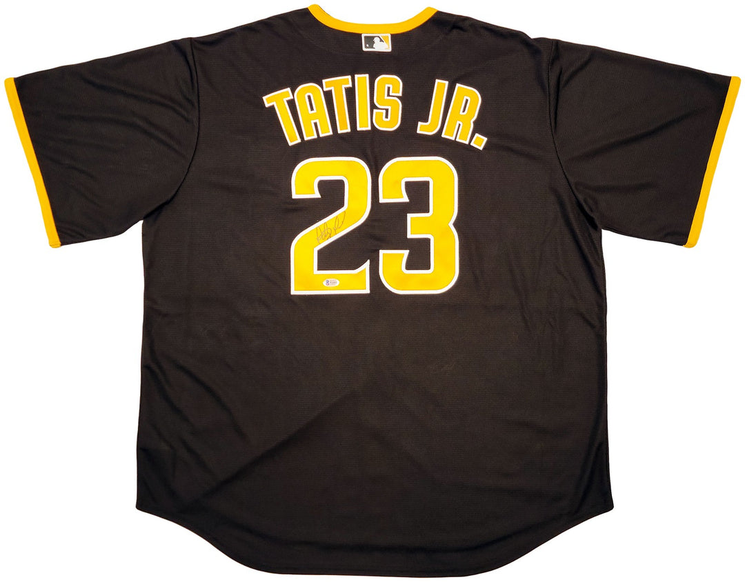 San Diego Padres Fernando Tatis Jr. Signed Brown Nike Jersey Size XXL Beckett