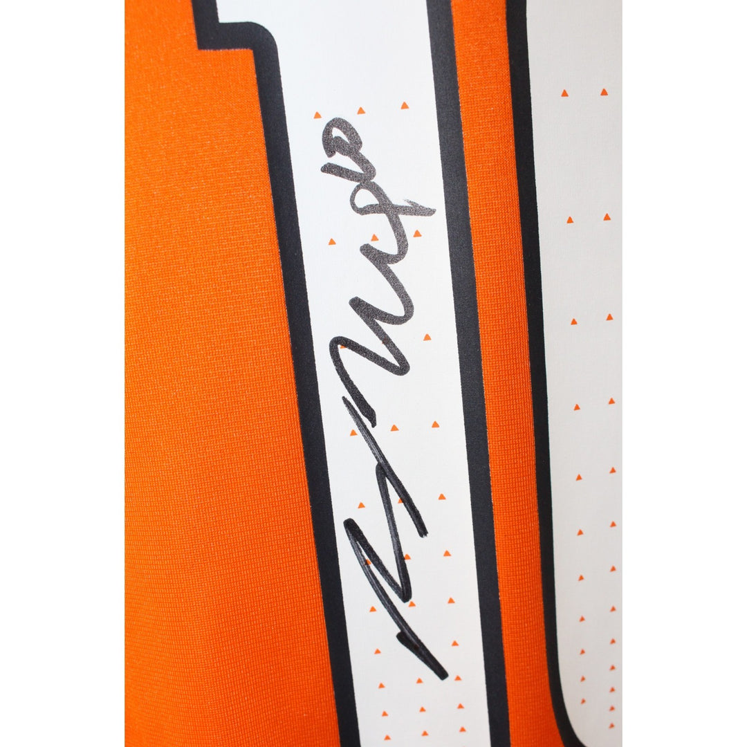 Bo Nix Autographed Denver Broncos Orange Nike Sz XL Jersey Beckett Witness 56426