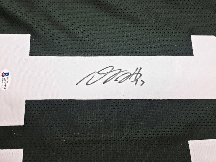 Green Bay Packers Davante Adams Signed Green Jersey Beckett Witness