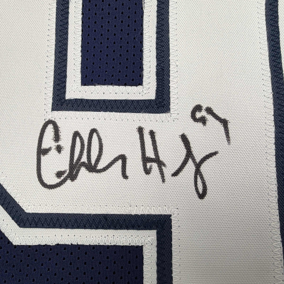 Autographed/Signed Charles Haley Dallas Blue Football Jersey JSA COA