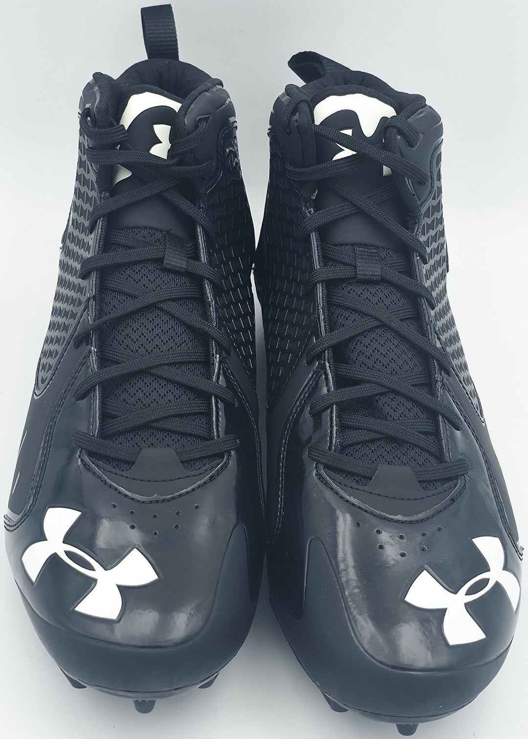 Michael Penix Jr Auto Black Under Armour Team Fierce MC Cleats Falcons Size 135