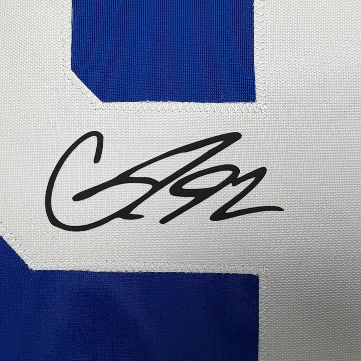 Facsimile Autographed Gavin McKenna Toronto Blue Reprint Auto Jersey XL