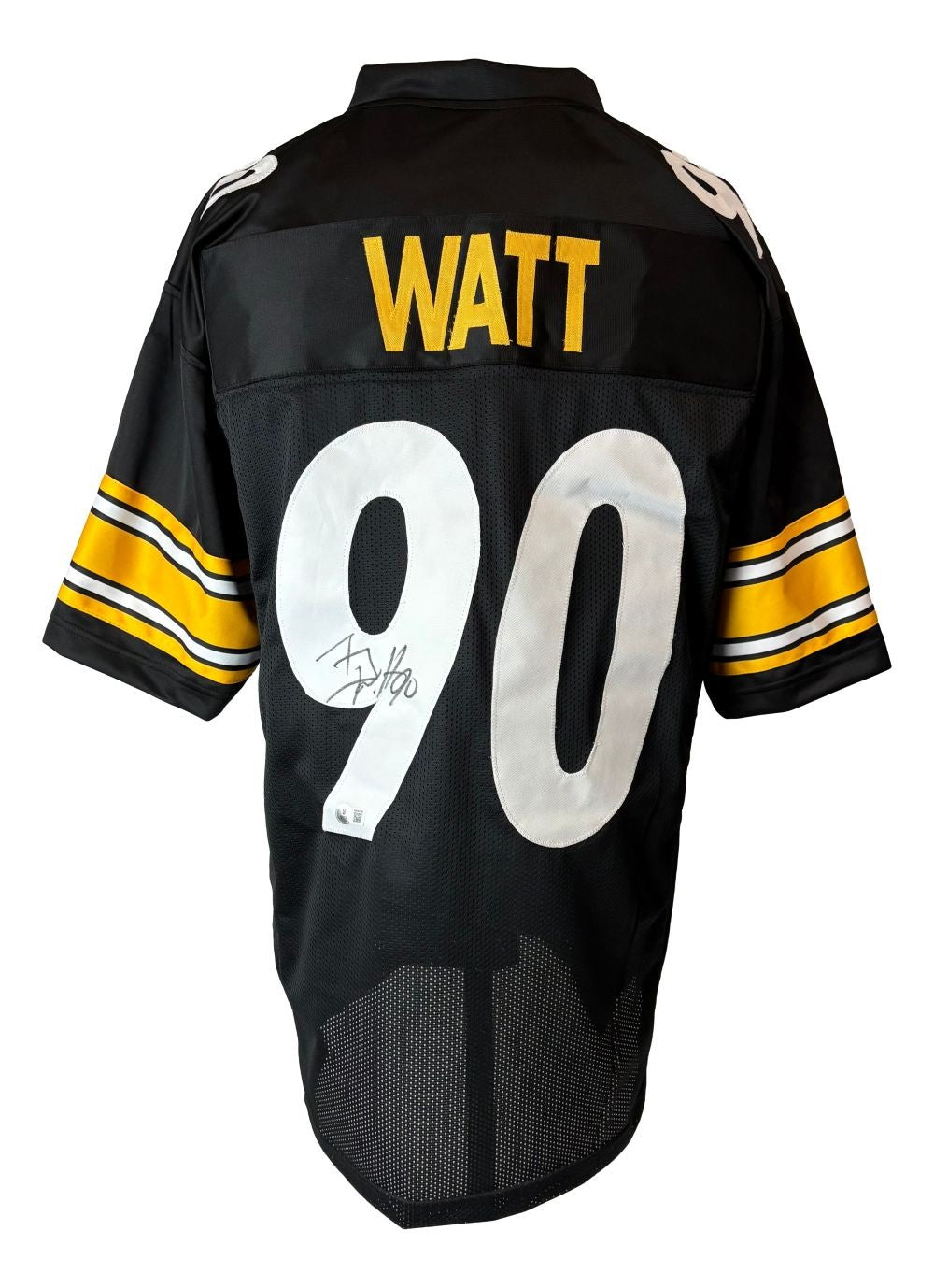 TJ Watt Pittsburgh Signed Black Football Jersey BAS