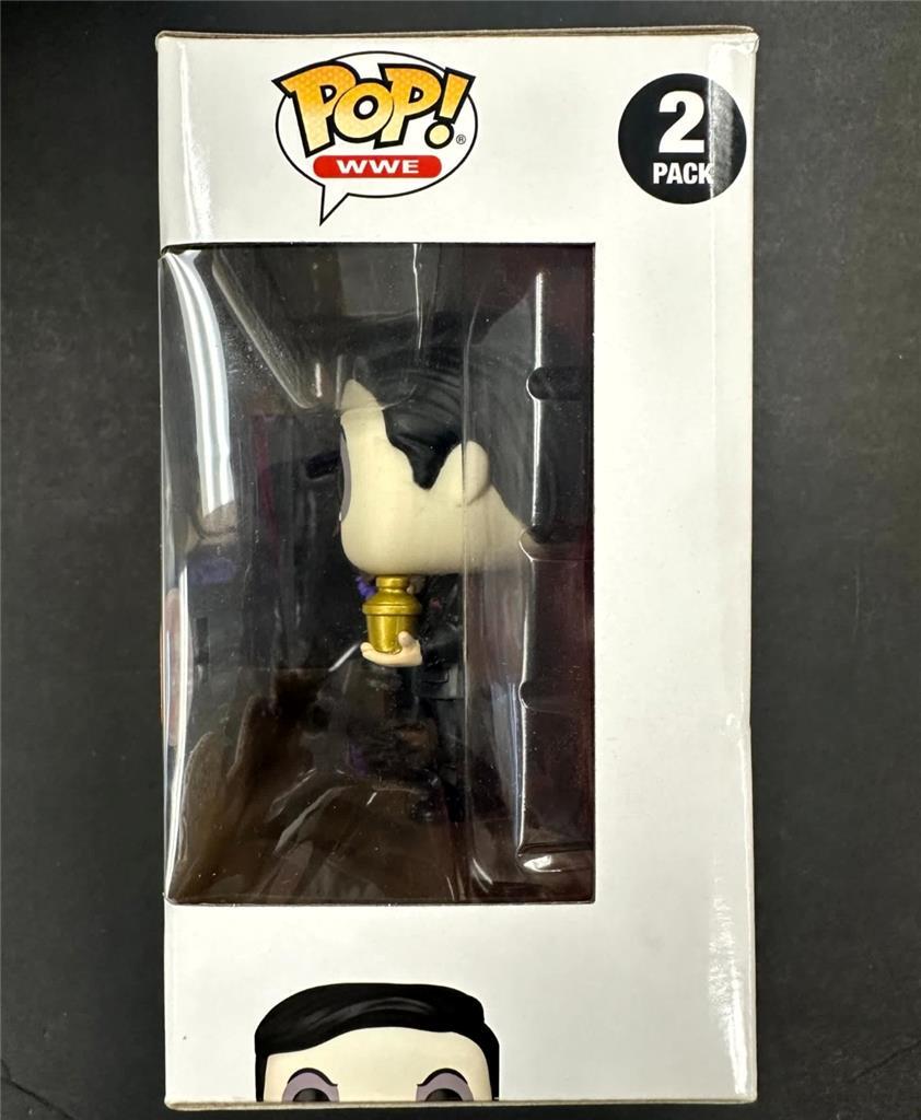 The Undertaker signed 2 Pack WWE Wrestling Funko Pop! Gamestop auto Beckett BAS