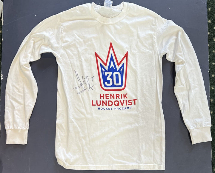 Henrik Lundqvist #30 Signed Ny York Rangers Hockey Shirt Procamp Auto CBM COA