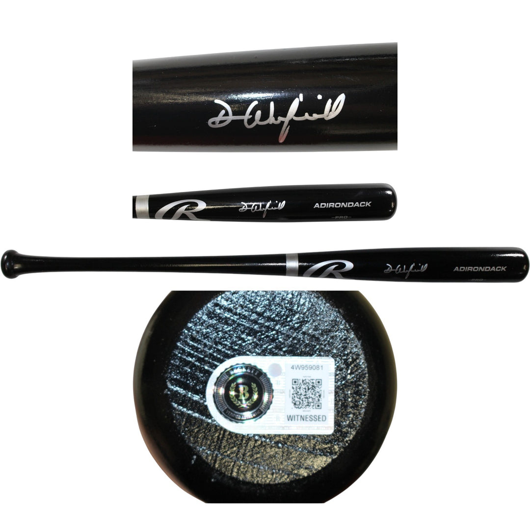 Dave Winfield Autographed New York Yankees Baseball Bat Beckett Witness 58187