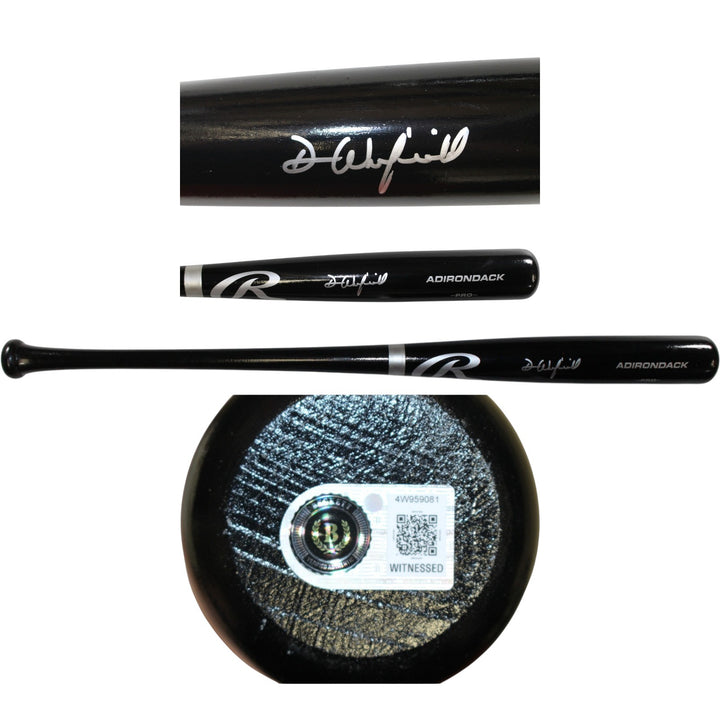 Dave Winfield Autographed New York Yankees Baseball Bat Beckett Witness 58187