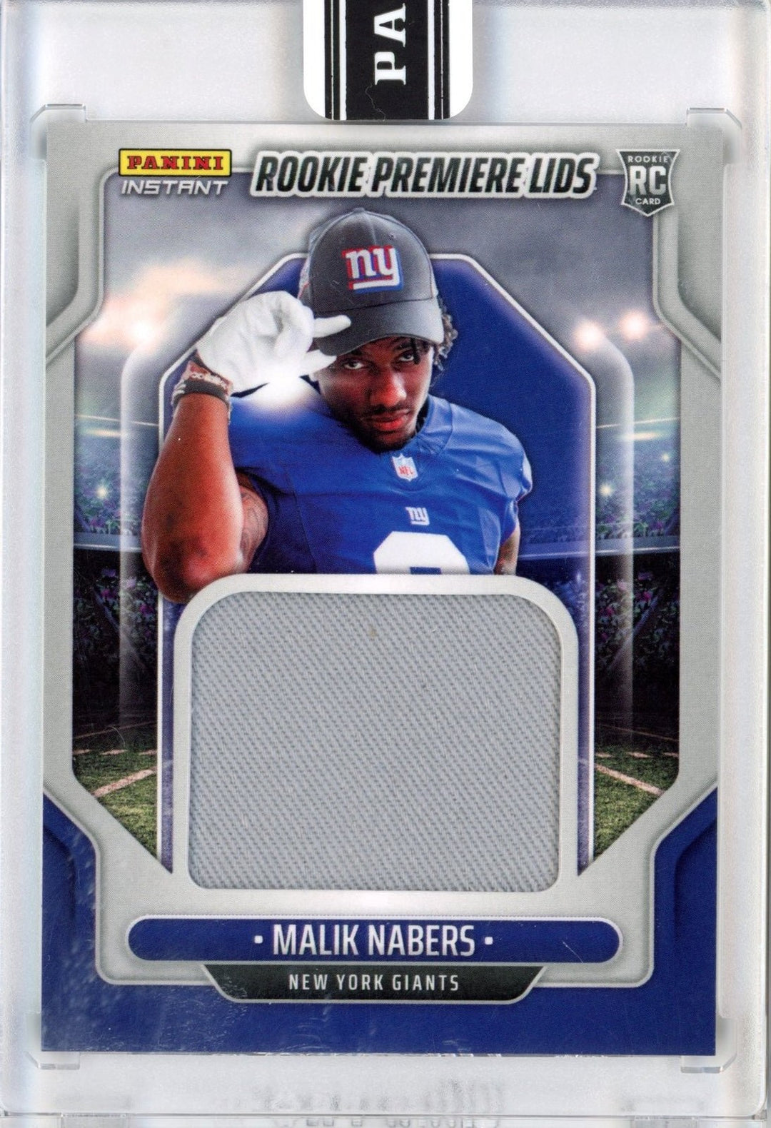 2024 Panini Instant Malik Nabers #RPL27 Rookie Premiere Lids /10 Card
