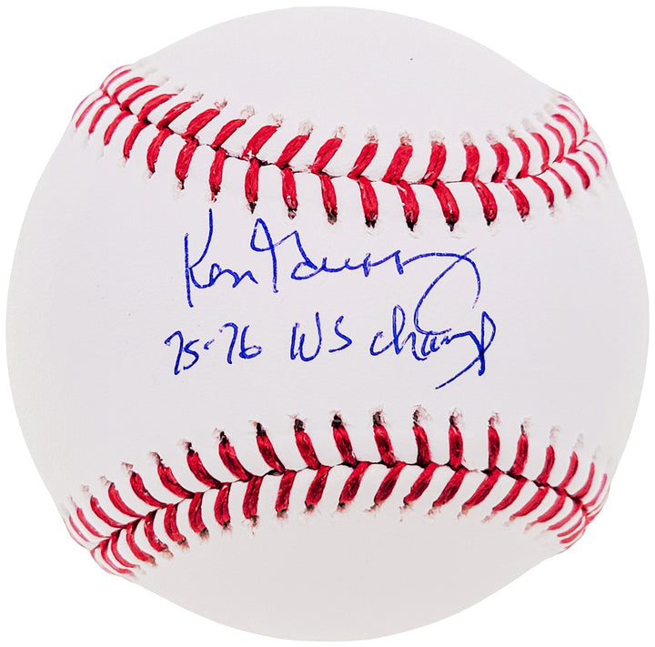 Ken Griffey Sr. Signed MLB Baseball Cincinnati Reds "75-76 WS Champs" Tristar