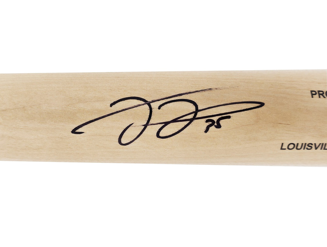 Frank Thomas Signed Blonde L Slugger Baseball Bat Chicago White Sox Beckett Wit