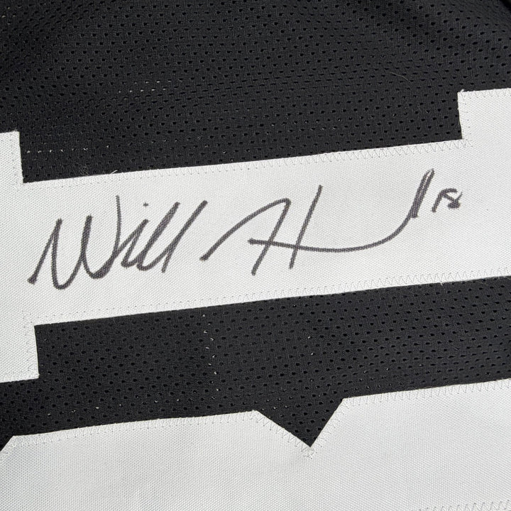 Autographed/Signed Will Howard Ohio State Black College Jersey Beckett BAS COA