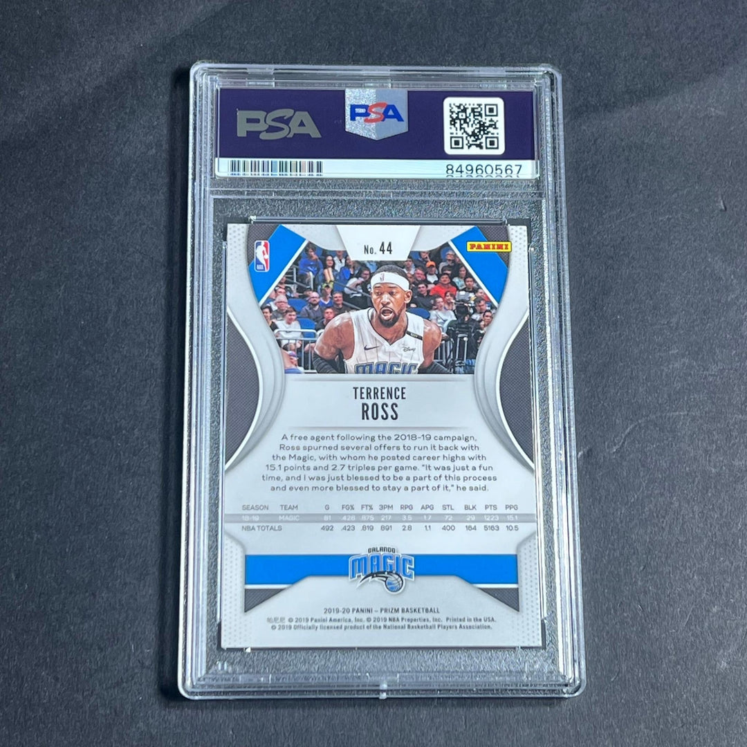 2019-20 Panini Prizm #44 Terrence Ross Signed Card AUTO PSA Slabbed Magic
