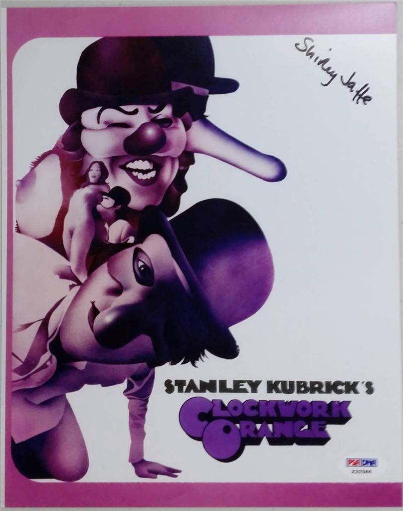 Shirley Jaffe Signed Clockwork Orange 8x10 Photo PSA/DNA A