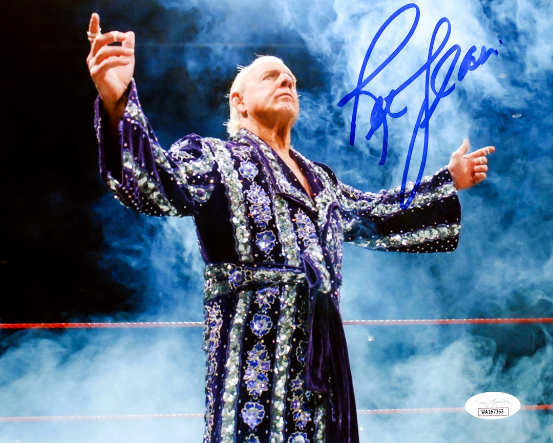 Ric Flair Autographed Signed 8x10 Photo WWE JSA