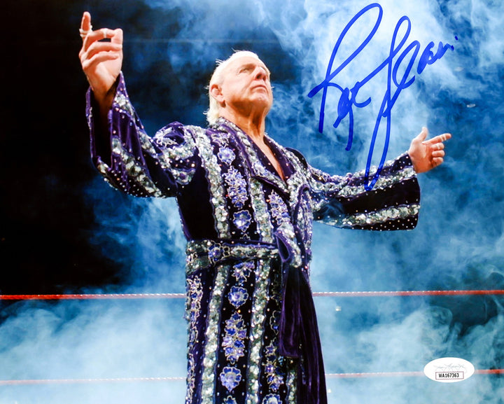 Ric Flair Autographed Signed 8x10 Photo WWE JSA