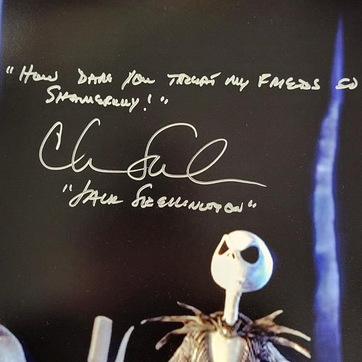 Chris Sarandon & Ken Page signed Nightmare 16x20 Photo with QUOTES ~ PSA/DNA COA