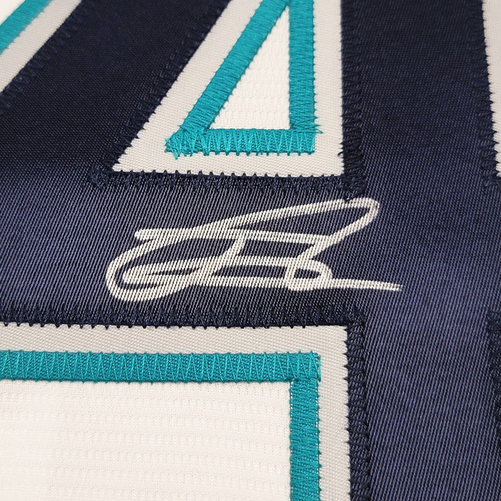 Seattle Mariners Julio Rodriguez Signed White Nike Jersey Size XL Beckett