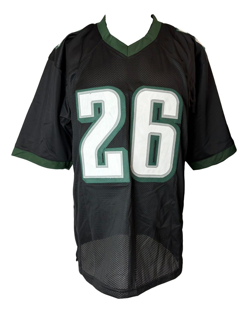 Saquon Barkley Philadelphia Signed Black Football Jersey PSA/DNA