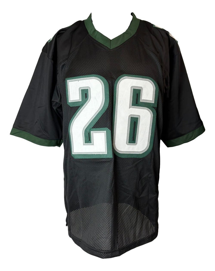 Saquon Barkley Philadelphia Signed Black Football Jersey PSA/DNA