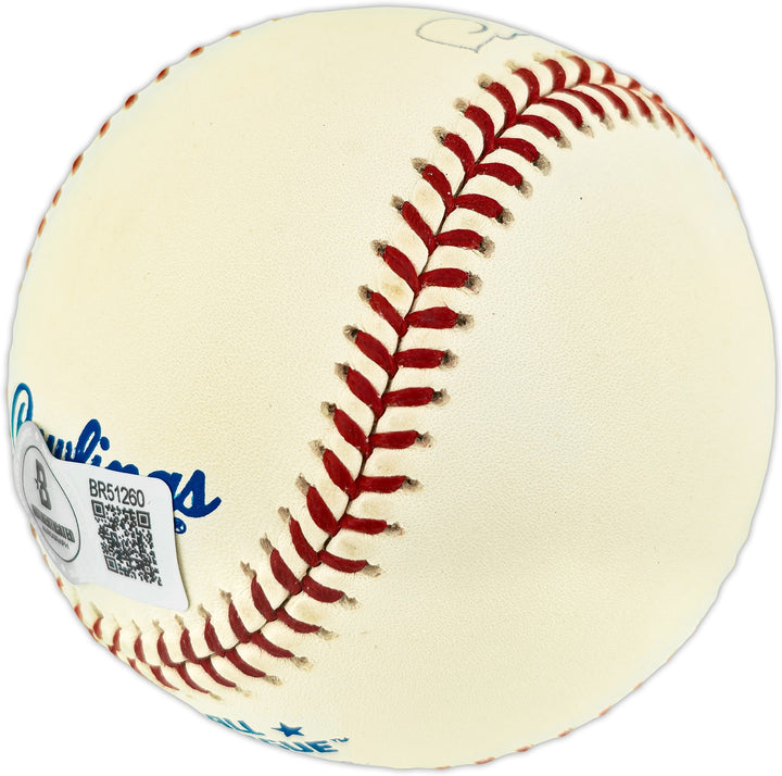 Ron Guidry Signed AL Baseball Yankees "Louisiana Lightning" Beckett #BR51260